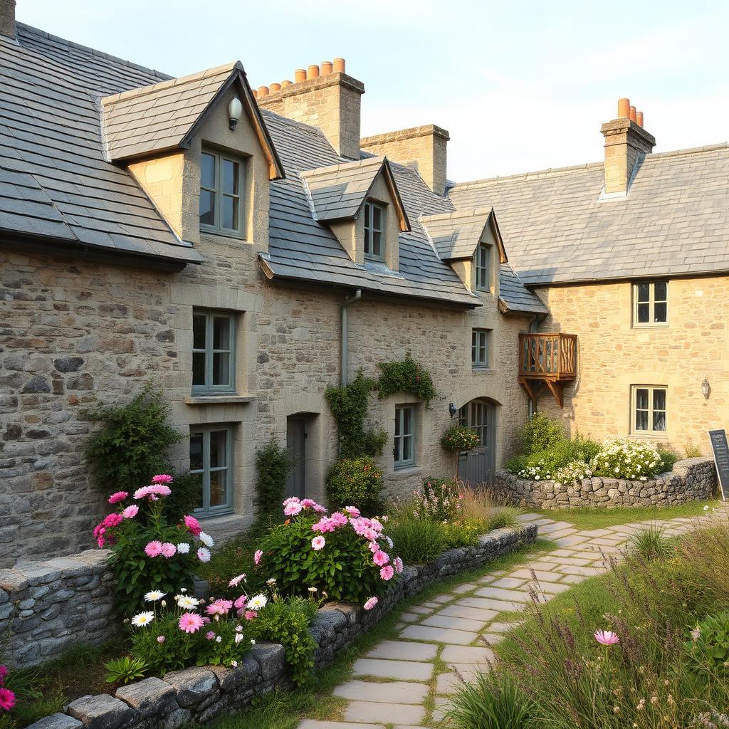 Trois ans à reconstruire un hameau breton